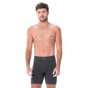Imagem de Cueca Boxer Zee rucci Alongada Long Leg Microfibra Sem Costuras tamanh