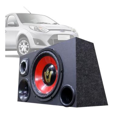 Imagem de Caixa Som Automotivo Trio Completa Subwoofer Ford Fiesta - OESTESOM, V