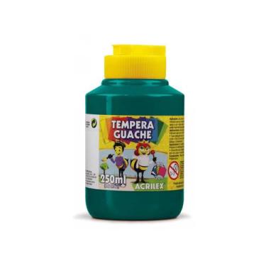 Imagem de Tinta Guache Acrilex 250ml Lavável Escolar Infantil Não Tóxica Para Ar