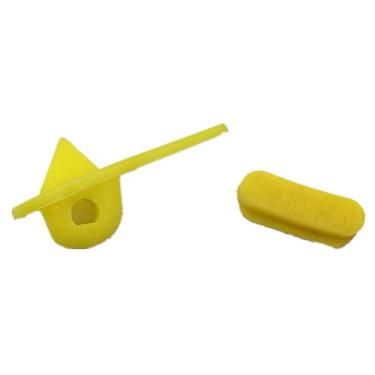 Imagem de Inserção de plástico para trocador de pneu | Protetor de aro de nylon para montagem de cabeça de solavanco, parte de máquina de pneu | Protetor de cauda | Kit de acessórios de proteção para reparo de pneus, 12 YCMEwandor amarelo EWDR_MFNCN_633696368453_KY202000023-02