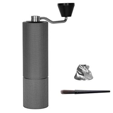 Imagem de TIMEMORE Moedor manual de café Chestnut C2 MAX com grossura ajustável, capacidade 30 g com rebarbas cônicas de aço inoxidável CNC, despeje sobre o café para moedor de mão presente de escritório em casa viajando acampamento
