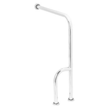 Imagem de Barra De Apoio Para Sanitário Chão E Parede 70x50cm Direito