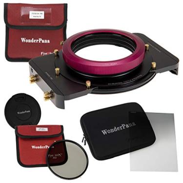 Imagem de Kit WonderPana FreeArc Essential CPL 0.6HE - Suporte de filtro de núcleo, tampa de lente, 66 suportes, filtros ND ND de borda dura 0,6 e filtros CPL de 145 mm para lente Fujifilm XF 8-16 mm f/2,8 R LM WR