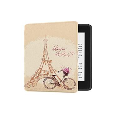 Imagem de Capa para Kindle Oasis – para Kindle Oasis de 7 polegadas 2ª geração lançado em 2017 e Kindle Oasis 3ª geração lançado em 2019 – Capa durável com função de hibernação automática
