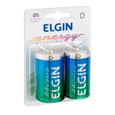 Imagem de Pilha Alcalina D Elgin LR20 - com 2 unidades - 82157
