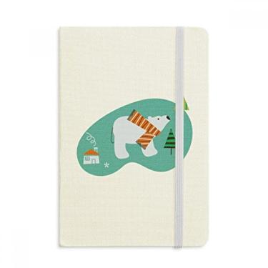 Imagem de Caderno de desenho animado com estampa de urso de animais, capa dura de tecido oficial