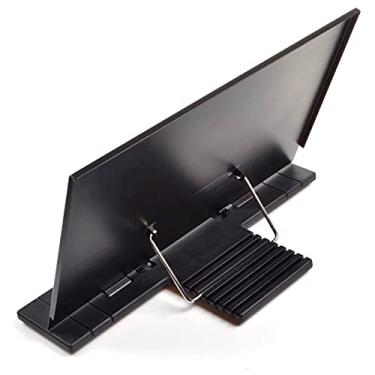 Imagem de Suporte de livro de mesa para livros, documentos, laptops, iPads, livros de receitas e assim por diante – Suporte de livro dobrável e portátil para todas as mesas e mesas – Suporte de livro ajustável