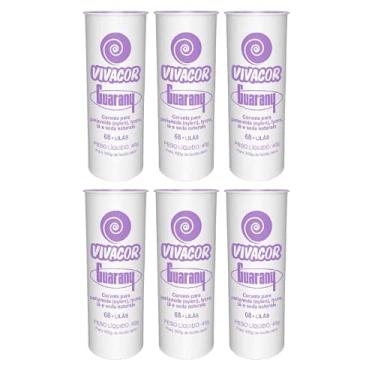 Imagem de Tinta p/Tecido Corante Roupas Vivacor Guarany 40g 6u Lilás