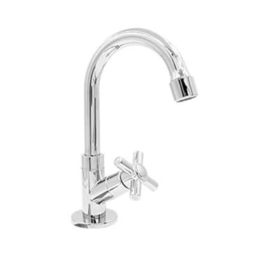 Imagem de Torneira Vit Cromada Em Abs Fixa Para Lavatório C/Arejador