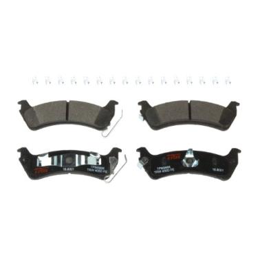 Imagem de TRW TPM0666 Conjunto de pastilhas de freio a disco para Jeep Grand Cherokee: 1993-1998 traseiro