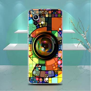 Imagem de Estojo transparente para Xiaomi Mi Poco X3 NFC M3 Pro F3 F1 11 Lite 12 Nota 10 11T 9T Capa de telefone transparente Cassete de fita magnética de rádio, C12, para Pocophone F1