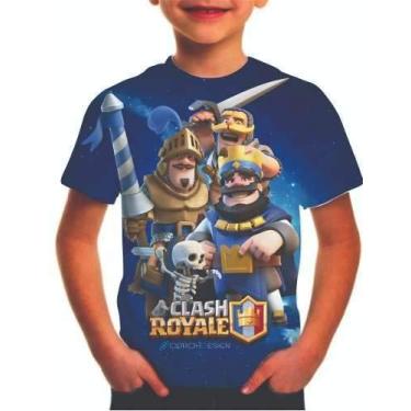 Imagem de Camiseta Clash Royale Estampa Total Infantil