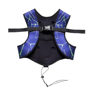 Imagem de Fancyes Colete de peso de mergulho colete de neoprene profissional mergulho adulto freediving colete de peso para vela equipamentos de barco, M