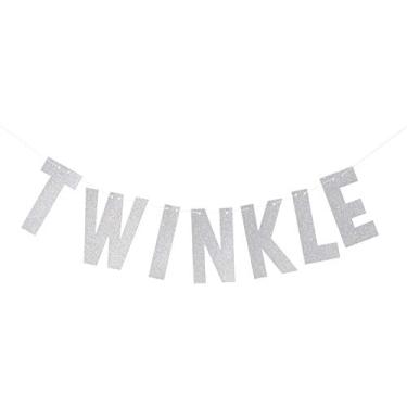 Imagem de Creative Converting One Little Star Boy -"Twinkle" Banner, Multicolor, 0.22" x 6.5" x 8.25" (322246)