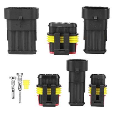 Imagem de Conector Plug Carro Auto, 15 Peças Conectores de Plugue de Ignição de Substituição Automotiva 2 3 4 Pinos Way Caminhão Chicote de Fios Carro Macho Fêmea, Conectores de Plugue