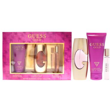 Imagem de Kit Guess Gold Edp 75 Ml + Spray 15 Ml + Loção 200 Ml