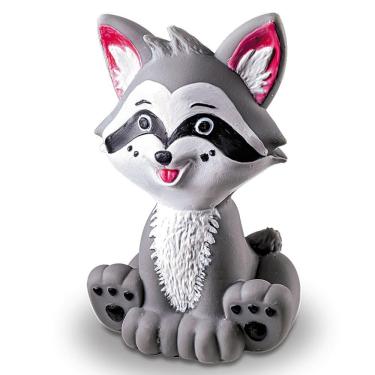 Imagem de Brinquedo De Vinil Para Bebê A Partir De 3 Meses Guaxinim