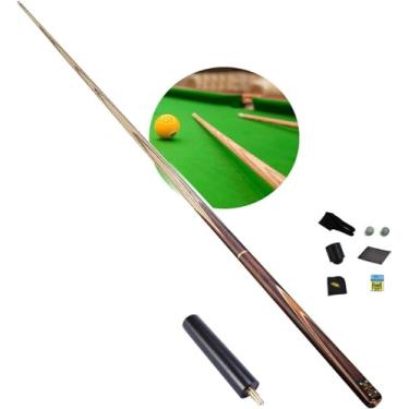 Imagem de Taco de sinuca, bastões de sinuca profissionais, ótimo peso e controle, madeira de cera, bastões de tacos de sinuca para jogos de bar e esportes, peças e acessórios para mesa de bilhar (cor B)