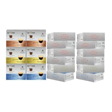 Imagem de 180 Cápsulas Aroma Café Gourmet - Cápsulas compatíveis com as máquinas Nespresso *