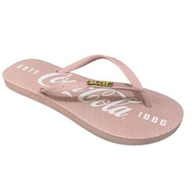 Imagem de Chinelo Dedo Feminino Casual Borracha Coca Cola CC3516-Feminino