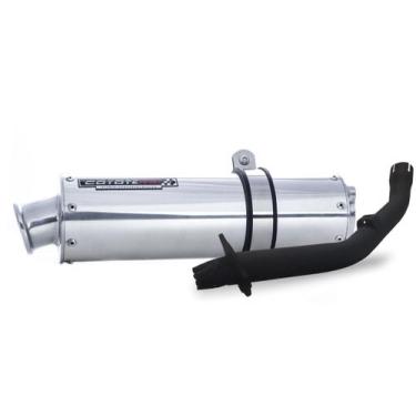 Imagem de Escape / Ponteira Coyote RS1 Aluminio Redondo - Bros NX-R 150 / 125 at