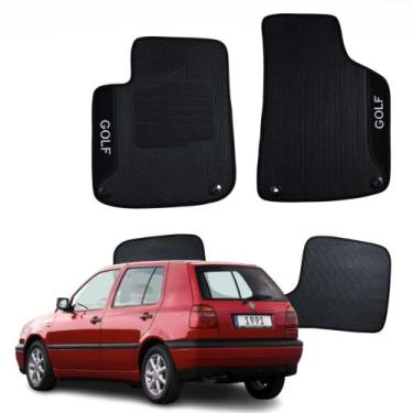 Imagem de Tapete Emborrachado Personalizado Veículos Golf 1974 a 1999 - V3669 - 