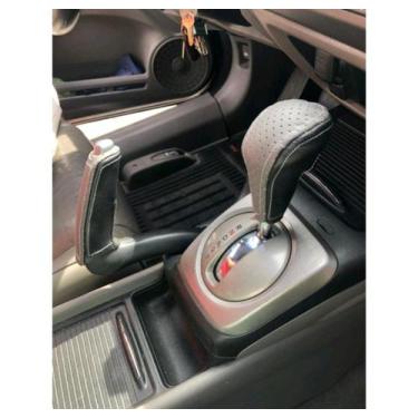 Imagem de Capa Protetora couro Manopla de câmbio Automático + Freio de mão Honda