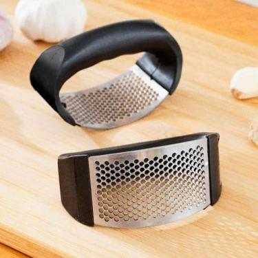 Imagem de Amassador De Alho Cozinha Esmagador Triturador Inox - BELLATOR