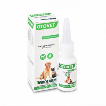 Imagem de Otovet 20ml - Tratamento de Otite em Cães e Gatos - BIOFARM