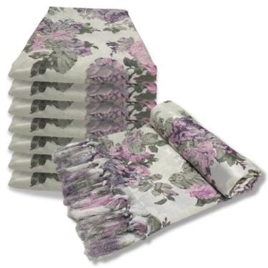 Imagem de Manta Xale Para Sofá 4,00 X 2,80 Tecido Jacquard - MUMUDECOR, 1009 ROS