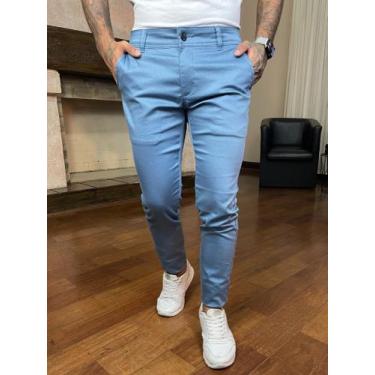 Imagem de Calça Sport Fino Azul Bebê Bolso Faca Masculino - Next Jeans, 44