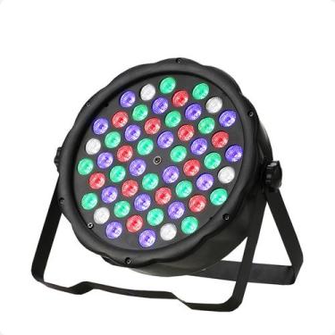 Imagem de Canhão Refletor Par 64 Rgb 36 Leds 1w Dmx Strobo Slim - Epsilon
