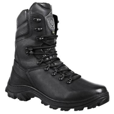 Imagem de Coturno Cano Alto Couro Segurança EPI Conforto Trabalho - BM Brasil, 4