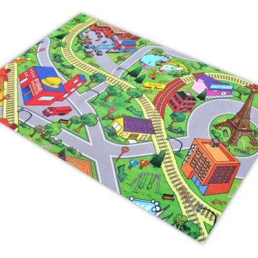 Imagem de Tapete Pista Para Carrinhos Hotcars Férias Paris 1,8X1,2M - Plimshop