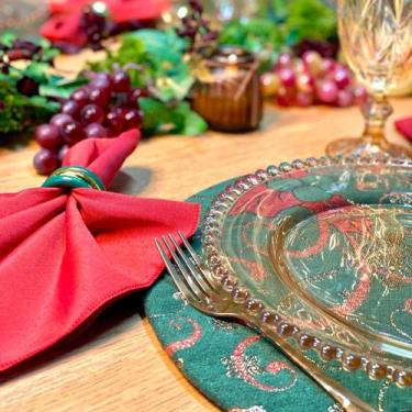 Imagem de Capas de Sousplat Supla e Guardanapo e Porta Guardanapo Mesa Posta de 