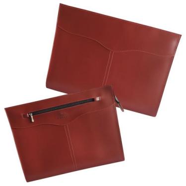 Imagem de Pasta Envelope Executiva 112-R Personalizada Raffai Couros, Vermelho