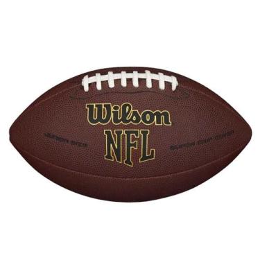 Imagem de Bola de Futebol Americano Wilson NFL Super Grip Marrom