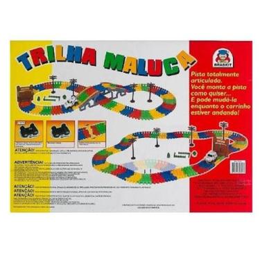 Imagem de Trilha Maluca - Braskit Ref. 740-6 bloquinhos coloridos