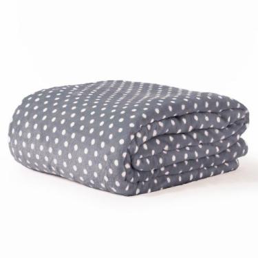 Imagem de Cobertor de Microfibra Manta Queen Antialérgico Estampado Poá Varias C