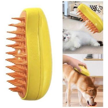 Imagem de 3 Em 1 Escova A Vapor Para Gato Escova De Massagem Tira Pelo - oem