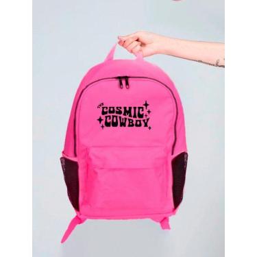 Imagem de Mochila Feminina Nylon The Cosmic Cowboy Estampada Personalizada Resis