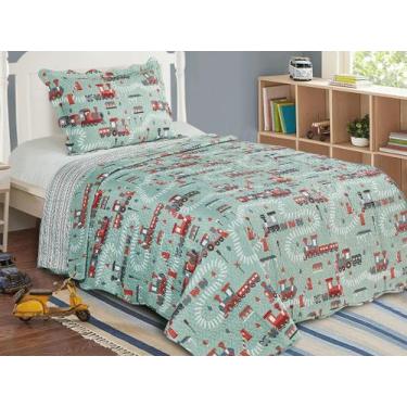 Imagem de Cobre Leito Infantil Colcha Solteiro Kids Juvenil Menino e Menina Came