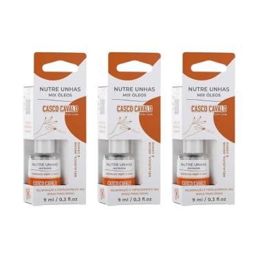 Imagem de Casco De Cavalo Trop Care Nutri Unhas 9Ml - Kit Com 3Un