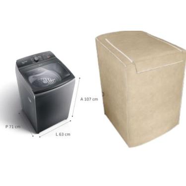Imagem de CAPA PARA MÁQUINA DE LAVAR BRASTEMP BWR12A9 - 12Kg - BEGE - Jolar