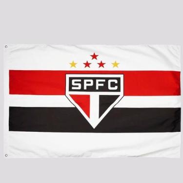 Imagem de Bandeira São Paulo Soberano 2 Panos - Jc Bandeiras, Único