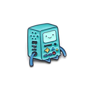 Imagem de In Box Figura de desenho animado Hora de Aventura Alfinetes e Broches Finn e Jake O Cão Esmalte Crachá Infantil Joias de Presente, as a picture, Metal