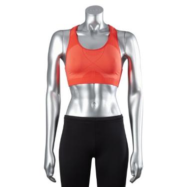 Imagem de FALKE Madiso - T-shirt de corrida para mulher, tamanho S, cor vermelha néon