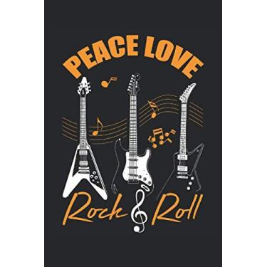 Imagem de Rock & Roll: Gitarren Tabs Buch A5 120 Seiten Akkordtabelle leere Tabs