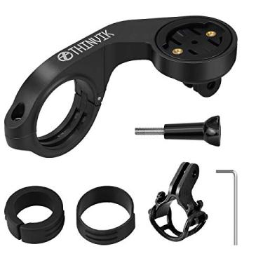 Imagem de Thinvik Suporte frontal para bicicleta para Garmin Edge 1040 1030 840 830 540 530 530 130 compatível com guidão de 31,8 mm e 25,4 mm