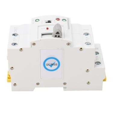 Imagem de Chave de Transferência de Energia 2P, Chave de Transferência Automática de Potência Dupla 40A, Seletor Elétrico de Comutação Rápida, Chave de Comutação do Gerador, Com Estrutura
